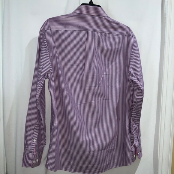 Original Penguin striped button down shirt Sz 15 1/2 x 32/33 contrast trim - Picture 7 of 9